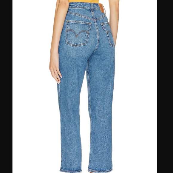 Levi’s Ribcage Straight Ankle Jean - Size 28 - Picture 4 of 10